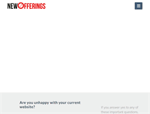 Tablet Screenshot of newofferings.com